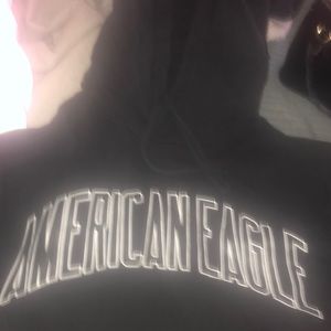 American eagle black hoodie